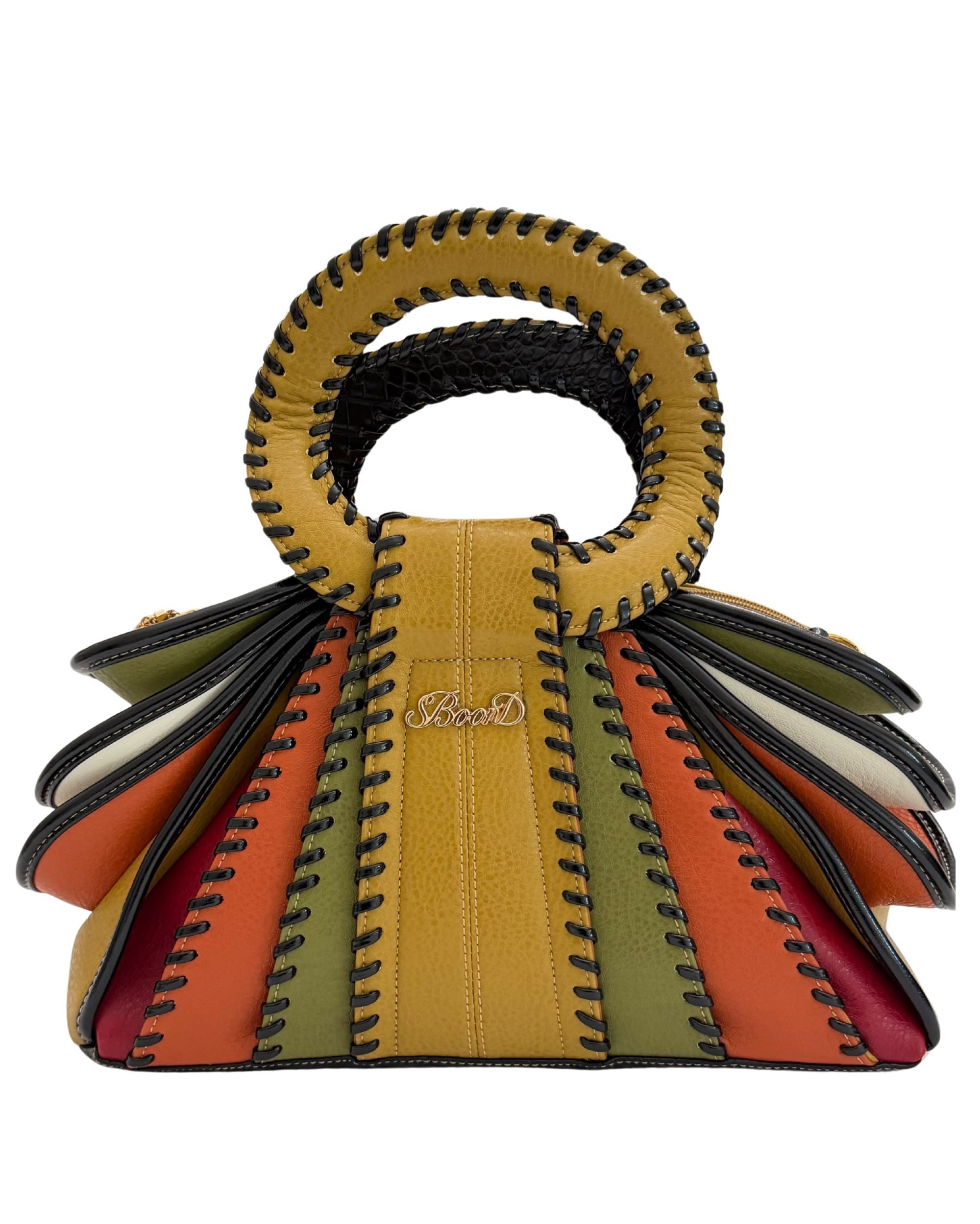 PauLum Bag – Luxury Multicolor Handbag with Braided Handles 5 Paulum Bag – Luxury Multicolor Handbag with Braided Handles