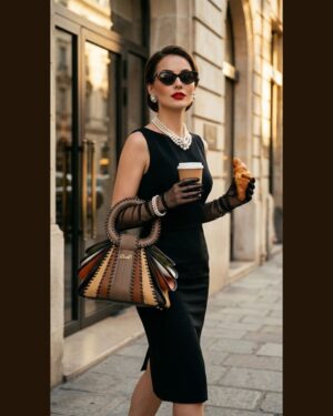 Paulum Bag – Luxury Multicolor Handbag with Braided Handles