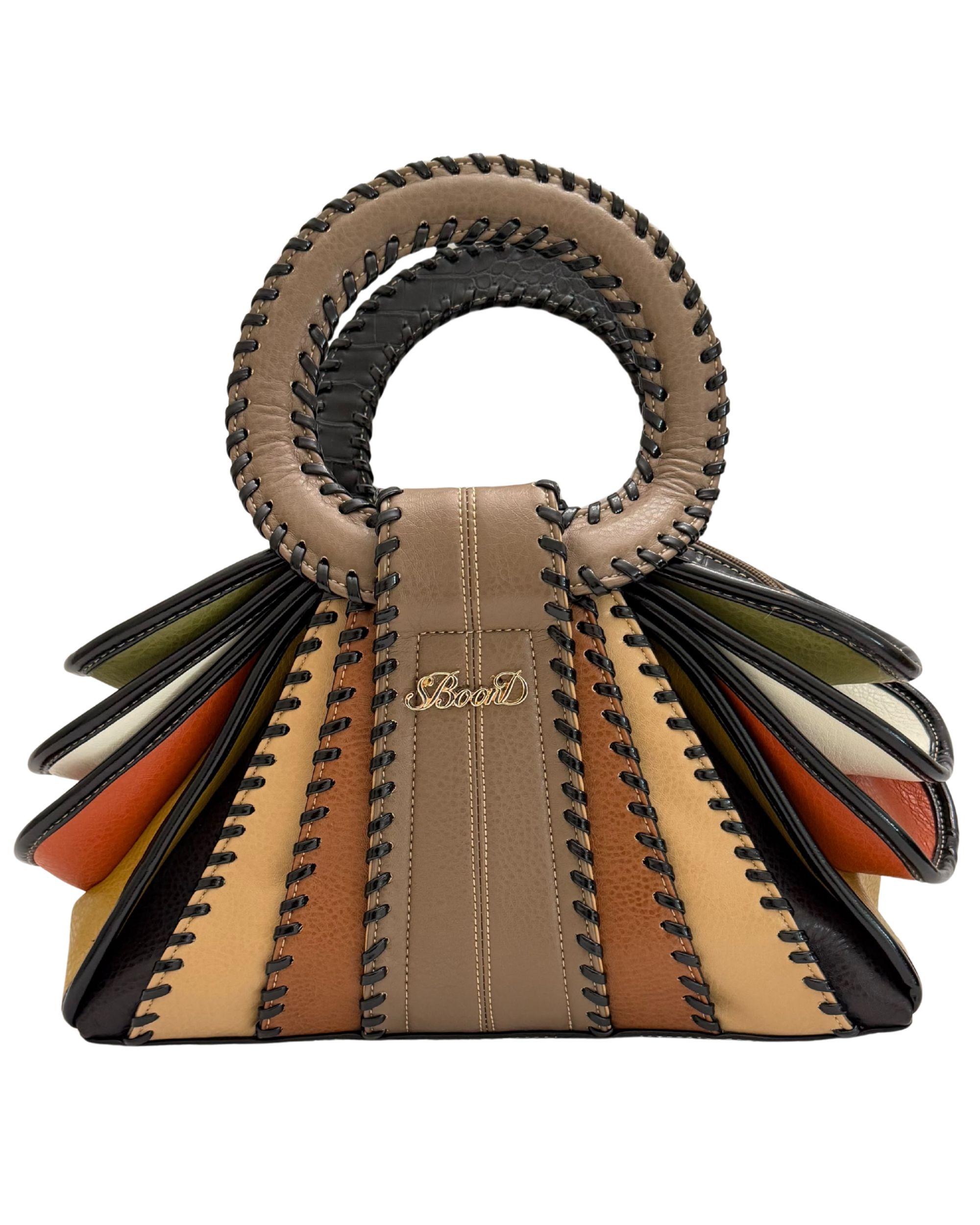 PauLum Bag – Luxury Multicolor Handbag with Braided Handles 6 Paulum Bag – Luxury Multicolor Handbag with Braided Handles